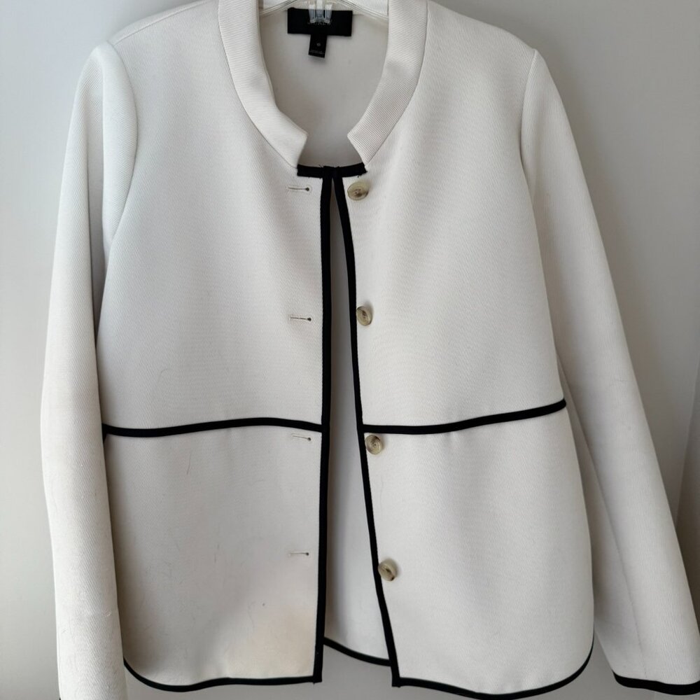 J CREW Blazer with Black Piping